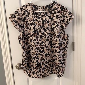 Pink and black Blouse